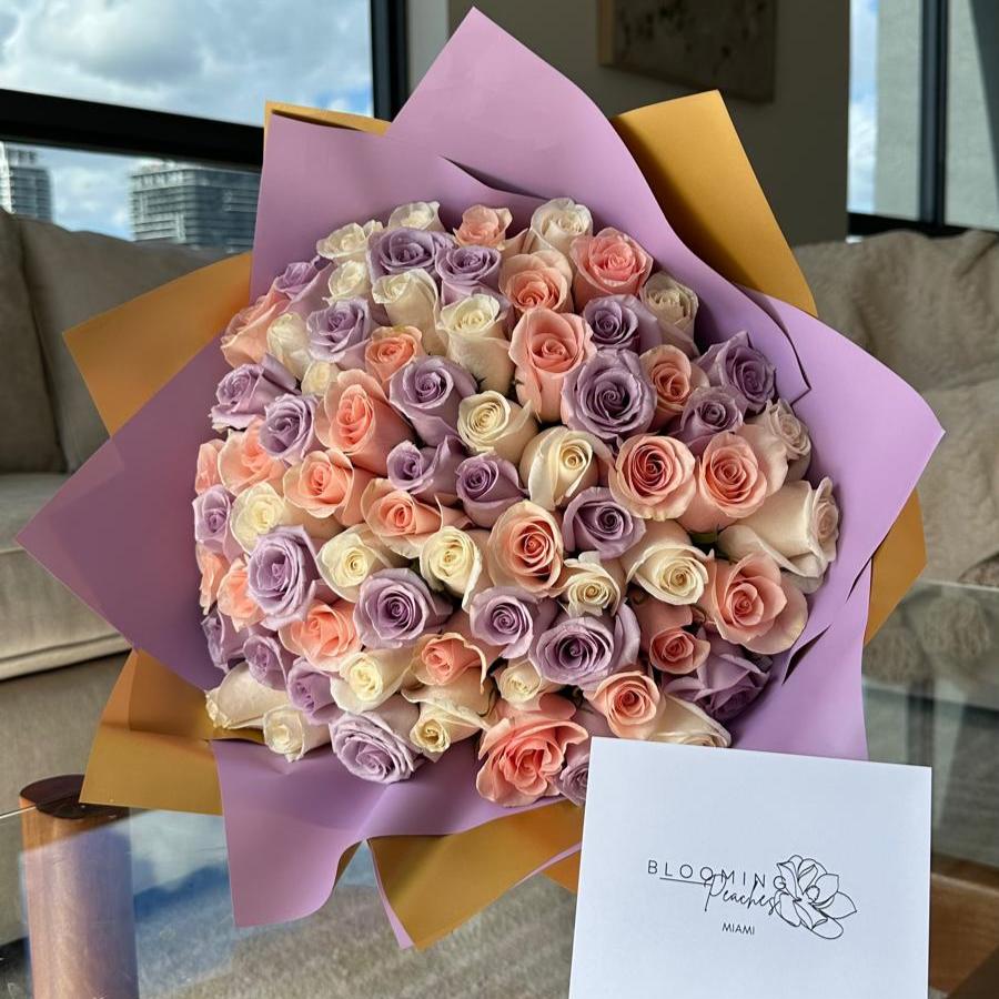 Three color roses Bouquet